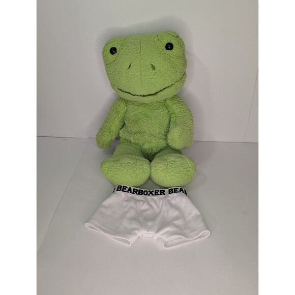 Build-A-Bear Workshop Other - Build A Bear Frog 16" Plush & Bearboxer Stuffed Animal Green